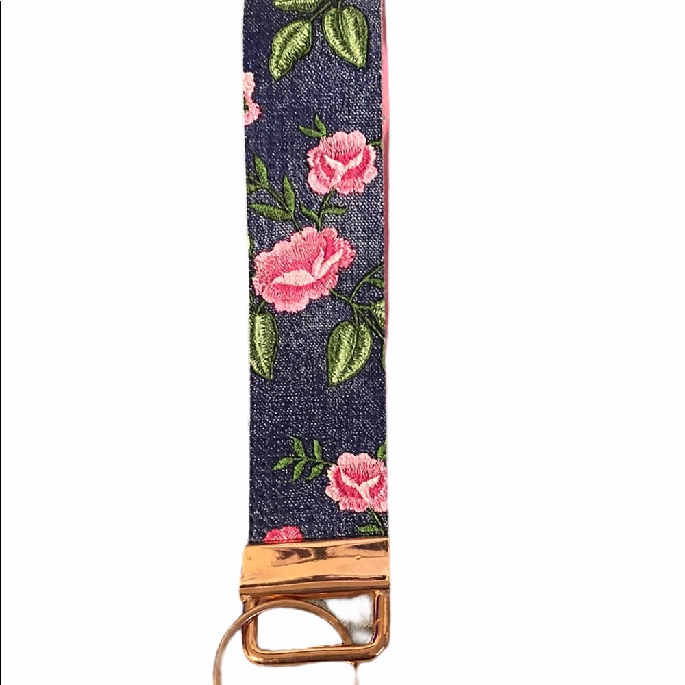 Faux Leather Lanyard